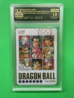 Dragon Ball Doujin Akira Toriyama Collectors Set Avatar Card MANA 10!! - Image 1