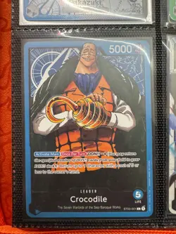 Crocodile - ST03-001 - Leader - Foil - Near Mint - English - One Piece Card Game - Image 1