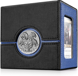 Commander Deck Box for MTG with Metal Emblem, Card Deck Box with Dice Tray, Hold - Image 1