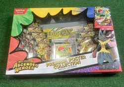 Pokemon Mega Evolutions Ascended Heroes Premium Poster Collection Mega Lucario - Image 1