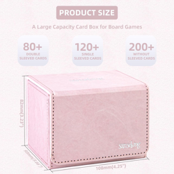 Magic Card Deck Box for MTG Single Deck Card Box Fits 100+ TCG Sleeved Cards Tyv - Image 2