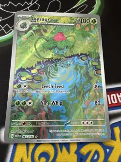 Pokemon Ivysaur 167/165 Scarlet & Violet 151 Holo Illustration Rare - Image 1