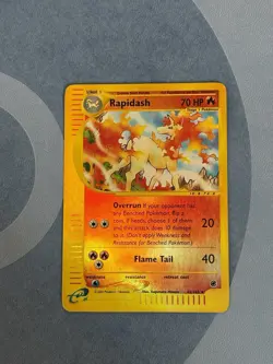Pokemon TCG Rapidash Expedition 26/165 Reverse Holo Holo Rare 2002 - Image 1