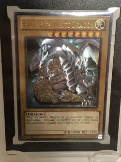 2013 KSA 7.5 NM+ YUGIOH ULTIMATE RARE BLUE EYES WHITE DRAGON YSKR-EN001 🔥 Card - Image 2