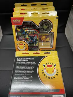 Pokemon TCG Day 2026 Collection Limited Edition Box Booster Packs Pikachu Card - Image 3