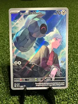 Steven's Beldum - SVP207 Black Star Illustration Promo Pokemon - Image 1