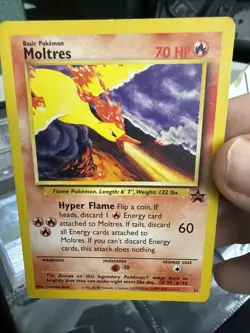 1999 Pokemon Wizards Black Star Promos Moltres #21 MP Z140 - Image 2