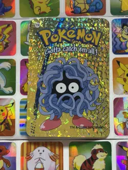 Pokemon 151 Vintage Pocket Monsters Vending HOLO Prism Sticker 00 Nintendo - Image 2