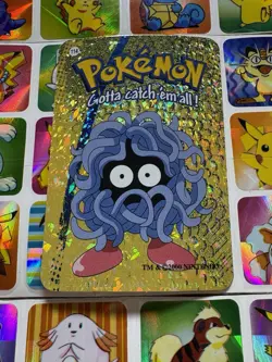 Pokemon 151 Vintage Pocket Monsters Vending HOLO Prism Sticker 00 Nintendo - Image 3