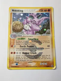 Pokemon Fire Red & Leaf Green Nidoking 8/112 Wizard of Coast Reverse Holo, LP - Image 1
