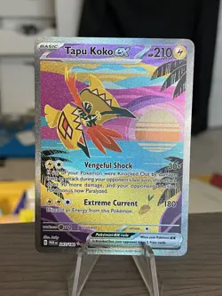 Pokemon Tapu Koko EX 247/182 Paradox Rift Special Illustration Rare NM - Image 1