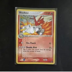 Pokemon Blaziken Stage 2 POP Series 1 Holo Rare 001/017 110 HP 2006 English - Image 1