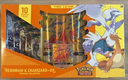 2021 Pokemon TCG Reshiram & Charizard GX Premium Collection – Factory Sealed - Image 1