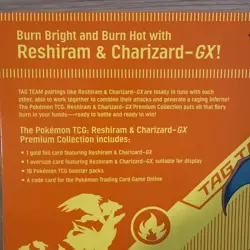 2021 Pokemon TCG Reshiram & Charizard GX Premium Collection – Factory Sealed - Image 3