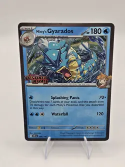Misty's Gyarados Destined Rivals Prerelease Stamped 049/182 Holo Pokemon - NM - Image 2