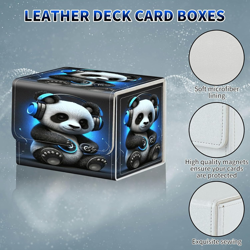 Card Deck Box, MTG Commander Deck Box for Trading Cards, 100+ Sleeved Cards with - Image 5