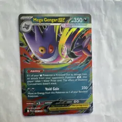 Pokemon Mega Gengar EX Full Art Holo 056/094 Phantasmal Flames - Image 1