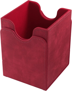 Deck Box - Squire XL Red 100CT - Durable and Sturdy TCG, OCG, CCG Card Storage - - Image 2