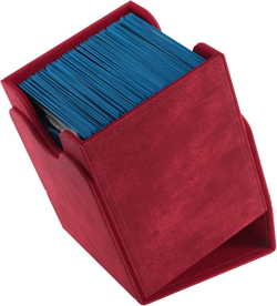 Deck Box - Squire XL Red 100CT - Durable and Sturdy TCG, OCG, CCG Card Storage - - Image 4