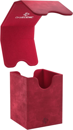 Deck Box - Squire XL Red 100CT - Durable and Sturdy TCG, OCG, CCG Card Storage - - Image 5