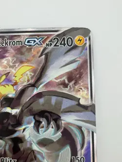 Pokemon Pikachu & Zekrom GX TAG TEAM GX Promo Holo SM168 English Card - Image 4