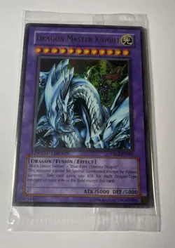 YuGiOh - Dragon Master Night - UE02-EN001 - Sealed Ultra Rare Crimped Misprint - Image 1