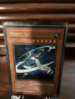 Yugioh Mystic Swordsman LV6 RDS-EN008 1st Edition Ultimate Rare - Image 2
