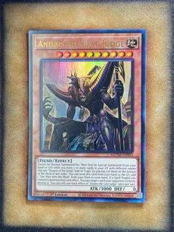 Yugioh Anubis the Last Judge MZTM-EN003 Ultra Rare 1st Ed NM - Image 1