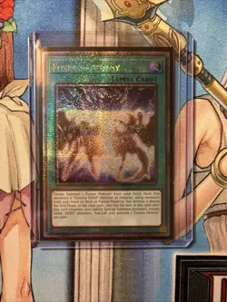 YuGiOh! RA03-EN270 Fusion Destiny Quarter Century Secret Rare NM - Image 1