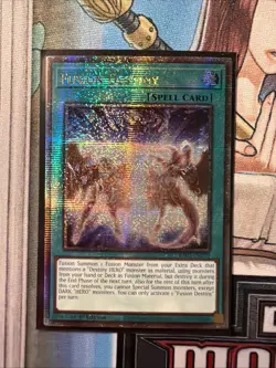 YuGiOh! RA03-EN270 Fusion Destiny Quarter Century Secret Rare NM - Image 2