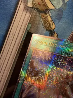 YuGiOh! RA03-EN270 Fusion Destiny Quarter Century Secret Rare NM - Image 4