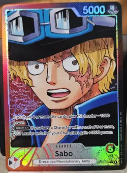 One Piece Carrying On His Will - SABO Alt Art Leader OP13-004 ENGLISH - Image 1