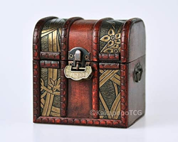 Elven Chest (Growth) Wood Deck Box for Storage of Trading Card Games TCG MTG Mag - Image 1