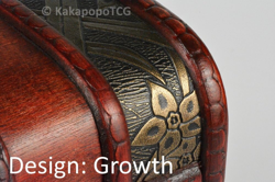 Elven Chest (Growth) Wood Deck Box for Storage of Trading Card Games TCG MTG Mag - Image 3