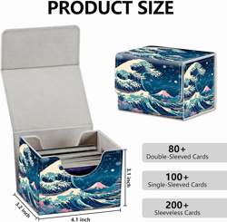 Strong Magnet Case Deck Box Mtg Card Box Playing Card Box Magic Deck Box Tcg up - Image 2