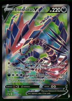 2019 Eternatus V - SWSH044 Promo Holo NM SWSH Sword & Shield Promo Cards Pokemon - Image 1