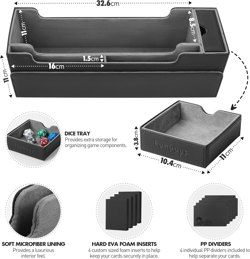 Card Deck Box for Trading Card Storage, Toploader Storage Box, MTG Deck Box Comm - Image 3