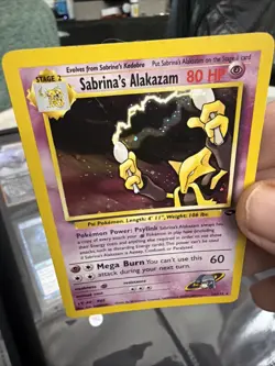 Sabrina's Alakazam 16/132 Gym Challenge Holo LP MP Decent Card Z144 - Image 4