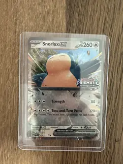 Pokemon Card TCG - Snorlax EX 076/131 - Prismatic Evolutions Stamped Promo - NM - Image 1