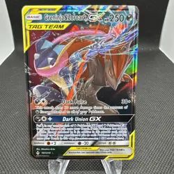 Pokemon TCG Greninja & Zoroark GX Holo Ultra Rare Card Unbroken Bonds 107/214 - Image 1