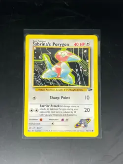 Sabrinas Porygon 98/132 Gym Challenge Common Pokemon Card LP/NM - Image 1