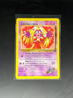 Sabrinas Jynx 57/132 Gym Challenge Uncommon Pokemon Card LP/NM - Image 1