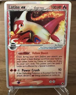 Pokemon TCG Latias EX Dragon Frontiers Holo Rare Card 95/101 Delta Species - Image 1