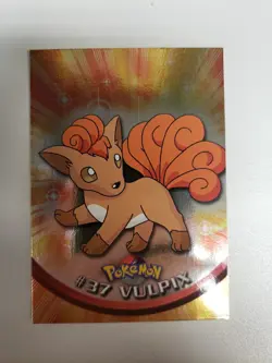 VLP HOLO FOIL Vulpix TOPPS Series 1 Blue Logo #37 Pokemon Card TCG - Image 1