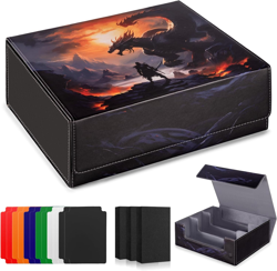 Card Deck Box Compatible with MTG Card - Holds 1800+ Cards, Card Deck Case, Card - Image 1