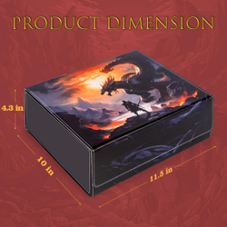 Card Deck Box Compatible with MTG Card - Holds 1800+ Cards, Card Deck Case, Card - Image 3