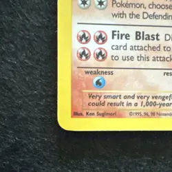 Ninetales 12/102 Pokemon Base Set Holo Rare 1999 Vintage Hologram Card✨💎💯FRESH - Image 3