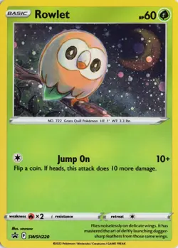 Rowlet (SWSH220), SWSH: Sword & Shield Promo Cards, Holo, Promo - Image 1