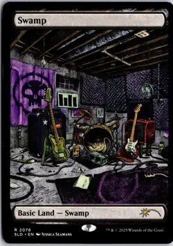 Swamp (2078) 2078 R Secret Lair Drop Series Magic: The Gathering NM/M - Image 1
