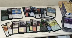 Magic: The Gathering Trading Card Lot Collection Bundle Of Over 100+ Cards Rares - Image 1